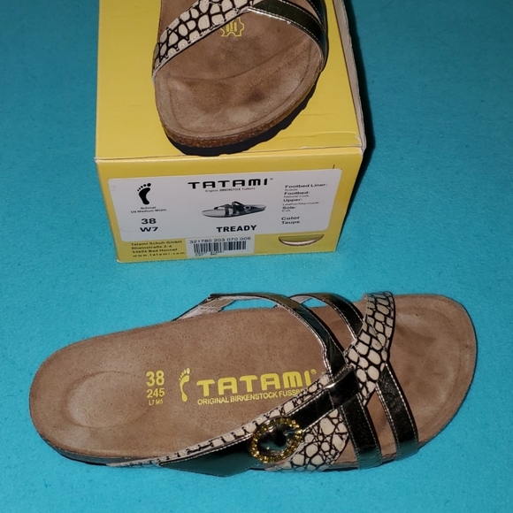 NEW Tatami "TREADY" by Birkenstock slip on sandals - Picture 4 of 6